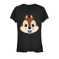 Disney Classics - Mickey Mouse - Chip Big Face - Women's T-Shirt - Black - Front