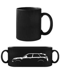 'Range Rover Sport (2022)' Silhouette · Černý hrnek
