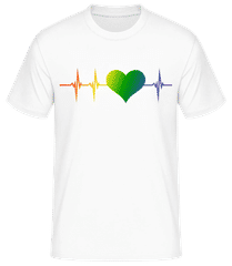 Battement de cœur LGBTQ · T-shirt standard Homme