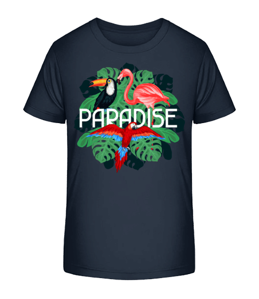 Aperçu: Paradise Icon - T-shirt bio Enfant Stanley Stella 2.0 - Bleu marine - Devant