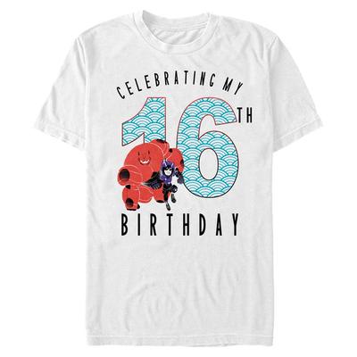 Disney - Les Nouveaux Héros - Skupina Baymax 16 Years - Homme T-shirt - Blanc - Devant