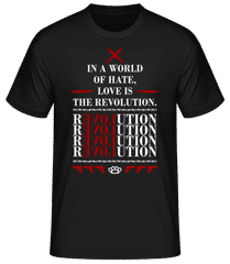 Love Is The Revolution · Männer Basic T-Shirt