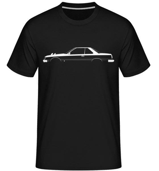 Aperçu: 'Nissan Skyline 2000GT T.' Silhouette -  T-Shirt Shirtinator homme - Noir - Devant