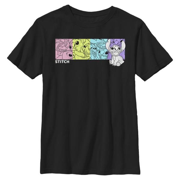 Aperçu: Disney - Lilo & Stitch - Stitch Box - Enfant T-shirt - Noir - Devant