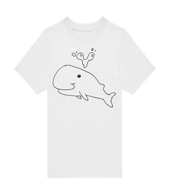 Enfant Comic - Baleine - T-shirt homme B&C - Blanc - Devant