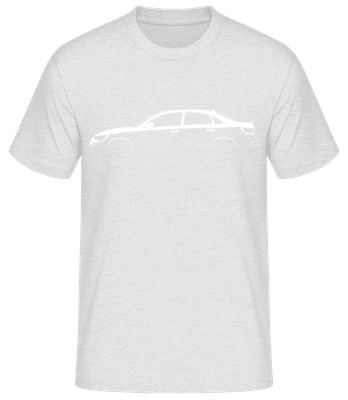 'Audi RS 3 Sedan (8Y)' Silhouette - T-shirt standard Homme - Gris chiné - Devant