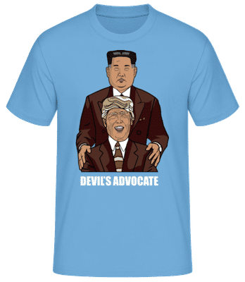 Devils Advocate - Männer Basic T-Shirt - Hellblau - Vorne
