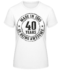 Made In 1985 - Women's Basic T-Shirt - White - Front