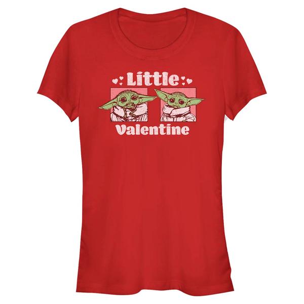 Aperçu: Star Wars - The Mandalorian - The Child Little Valentine - Valentine's Day - Femme T-shirt - Rouge - Devant