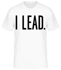 I Lead · Pánske basic tričko