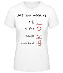 All You Need Is Love Formula · Camiseta básica de mujer