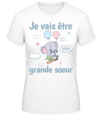 Grande Soeur 2026 - T-shirt standard Femme - Blanc - Devant