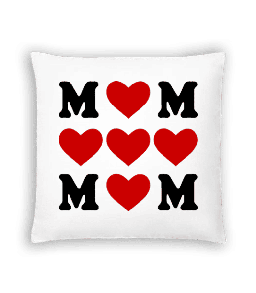 Aperçu: Amour Maman Cœur - Coussin - Blanc - Devant