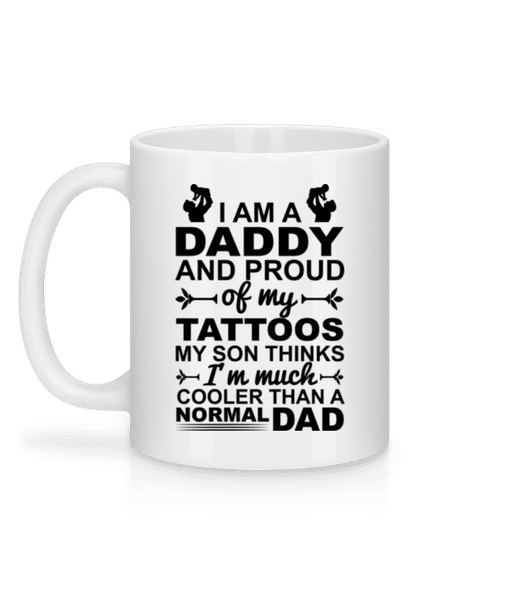 Preview: Papa Tattoos Son - Mug - White - Back