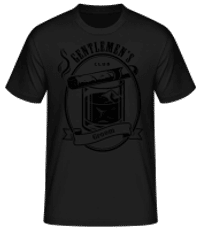 Gentlemen's Club Groom Black - Männer T-Shirt B&C - Schwarz - Vorne