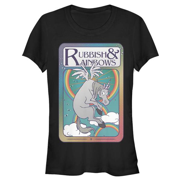 Aperçu: Pixar - En avant - Logo Unicorn Nouveau - Femme T-shirt - Noir - Devant