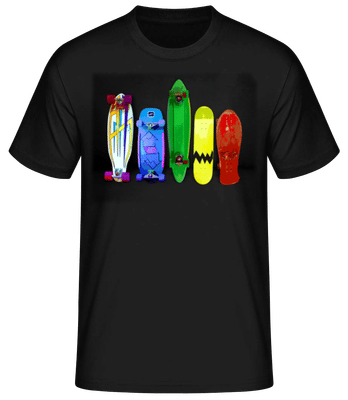 Planches Folles - T-shirt standard Homme - Noir - Devant