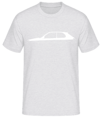 'Peugeot 306 Le Mans' Silhouette - Men's Basic T-Shirt - Heather grey - Front