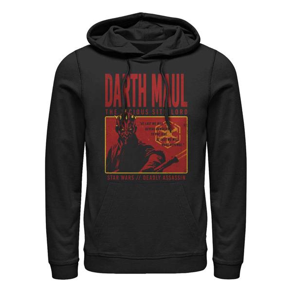 Aperçu: Star Wars - Darth Maul Maul Horror Box - Halloween - Unisex Sweat à capuche - Noir - Devant