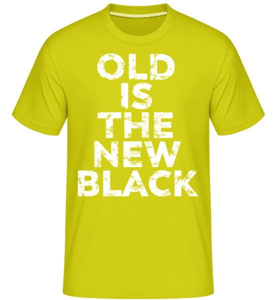 Preview: Old Is The New Black -  Shirtinator Men's T-Shirt - Lime - Front