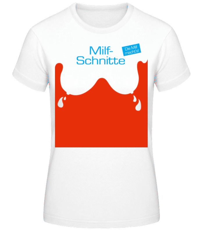 Vorschau: Milfschnitte - Frauen T-Shirt B&C - Weiß - Vorne