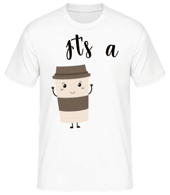 It Is A Match - Pánské basic tričko - Bílá - Napřed