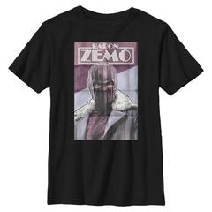 Marvel - 	The Falcon and the Winter Soldier - Baron Zemo Zemo Poster - Kinder T-Shirt