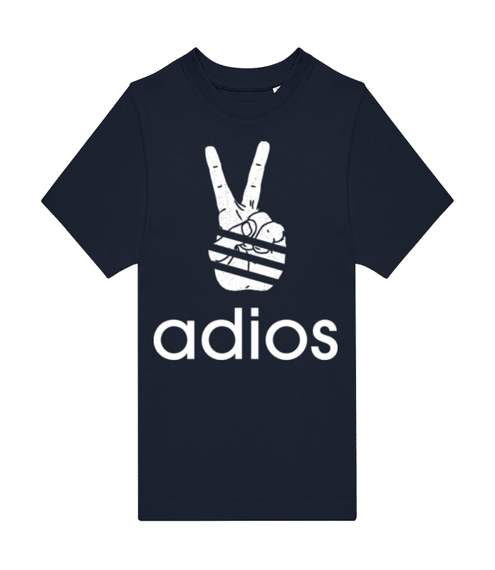 Vorschau: Adios - Kinder T-Shirt B&C - Marine - Vorne