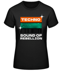 Techno Sound Of Rebellion · Frauen Basic T-Shirt
