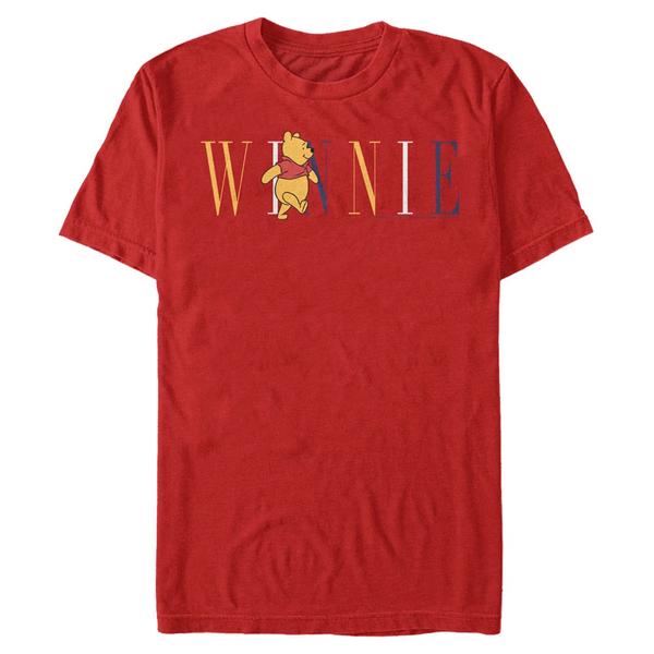 Aperçu: Disney - Winnie l'ourson - Medvídek Pú Pooh Fashion - Homme T-shirt - Rouge - Devant