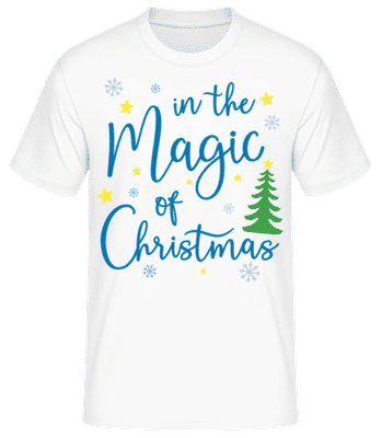 In The Magic Of Christmas - Pánske basic tričko - Biela - Predné