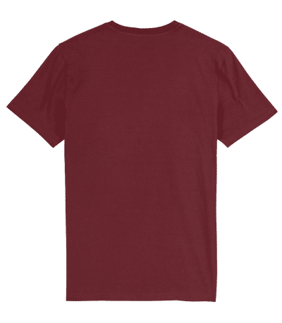 Bester Papa der Welt - Männer Bio T-Shirt Stanley Stella 2.0 - Bordeaux - Hinten