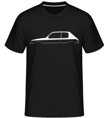 'Peugeot 205 GTI' Silhouette - T-Shirt Shirtinator homme - Noir - Devant