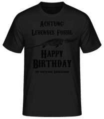 Achtung Lebendes Fossil · Männer Basic T-Shirt