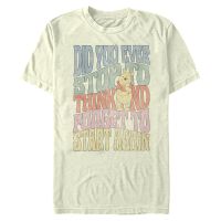 Disney Classics - Winnie the Pooh - Medvídek Pú Did You Ever - Men's T-Shirt - Cream - Front