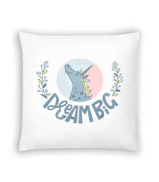 Aperçu: Dream Big Unicorn - Coussin - Blanc - Devant