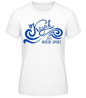 Kayak Logo Blue - Frauen T-Shirt B&C - Weiß - Vorne