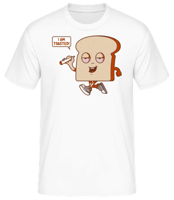 I Am Toasted - T-shirt standard Homme - Blanc - Devant