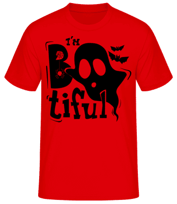 I'm Bootiful Halloween - Camiseta básica para hombre - Rojo - delante