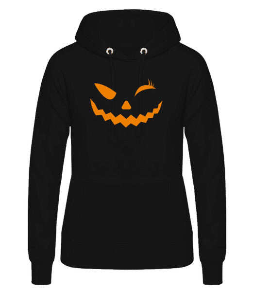Aperçu: Rire Kuerbis - Sweat à capuche Femme - Noir - Devant