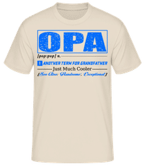 Opa Definition · Männer Basic T-Shirt