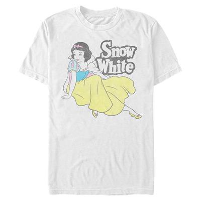 Disney - Snow White - Snow White Grungey Snow - Men's T-Shirt - White - Front