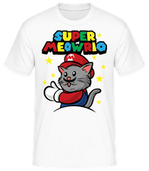 Super Meowrio · Männer Basic T-Shirt