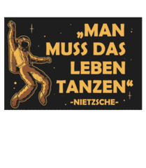 Man muss das Leben tanzen · Fußmatte