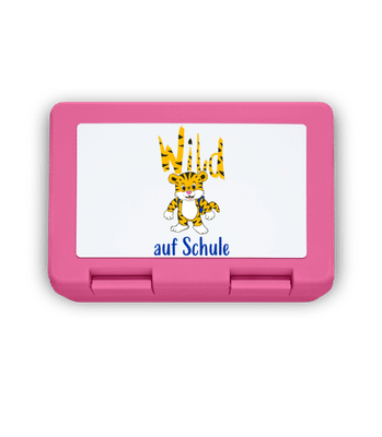 Wild Auf Schule - Brotdose - Rosa - Vorne