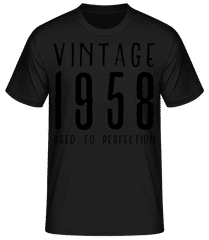 Vintage 1958 Aged To Perfection · Men's Basic T-Shirt