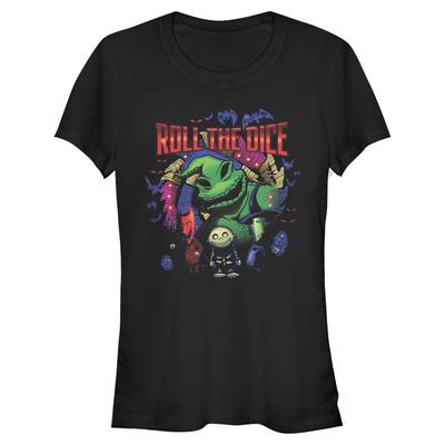Disney Classics - Nightmare Before Christmas - Oogie Boogie Oogie Dice - Halloween - Women's T-Shirt - Black - Front