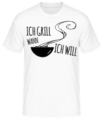 Grill Wann Ich Will · Männer Basic T-Shirt