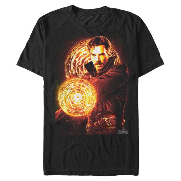 Aperçu: Marvel - Avengers Infinity War - Doctor Strange Strange Fire - Homme T-shirt - Noir - Devant