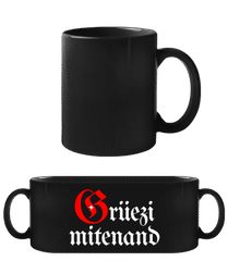 Grüezi Mitenand · Schwarze Tasse